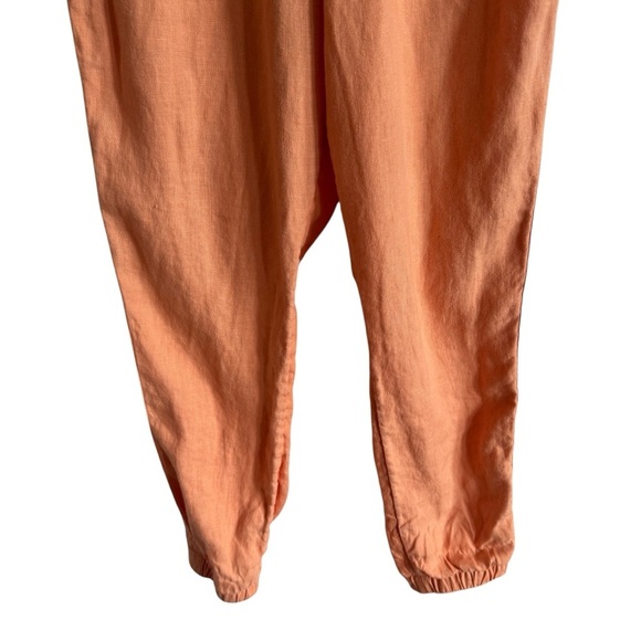 Athleta Cabo Linen Jogger, Cactus Peach, Size 4 - Picture 6 of 10